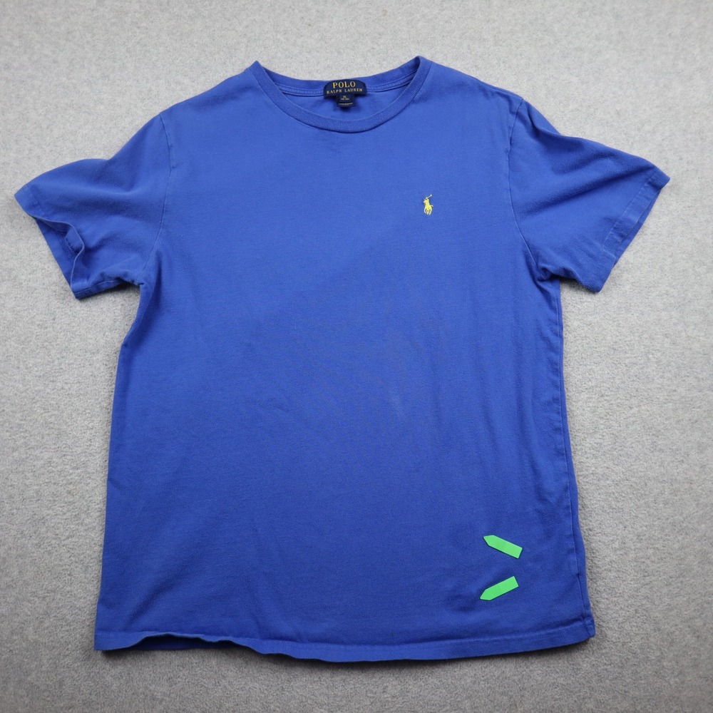 Polo Ralph Lauren T-Shirt Boys Youth XL 18-20 Blue Short Sleeve Pony Logo Tee